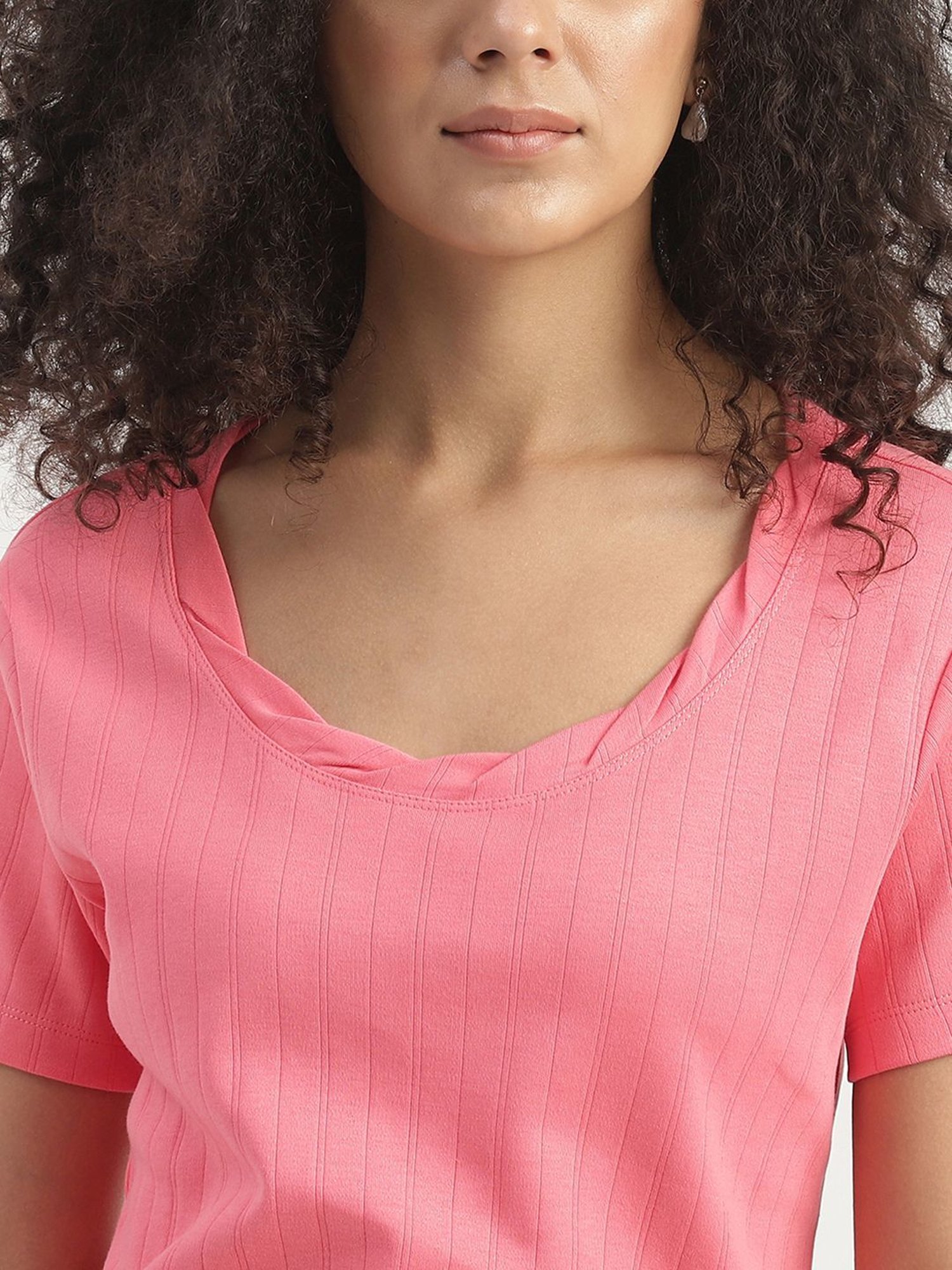 Fame Forever by Lifestyle White Cotton Printed T-Shirt