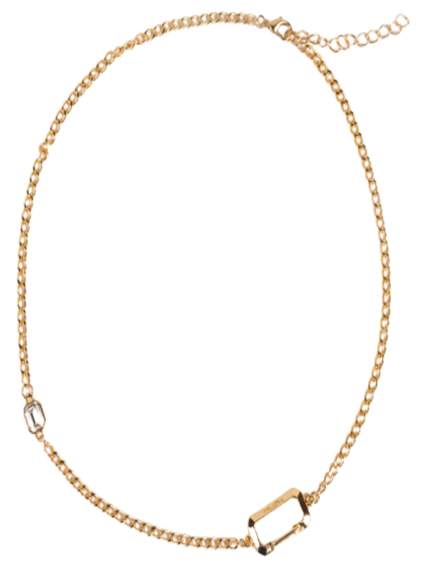 Jewelz Chain Necklace With Beautiful Stone Pendant for Girls & Women