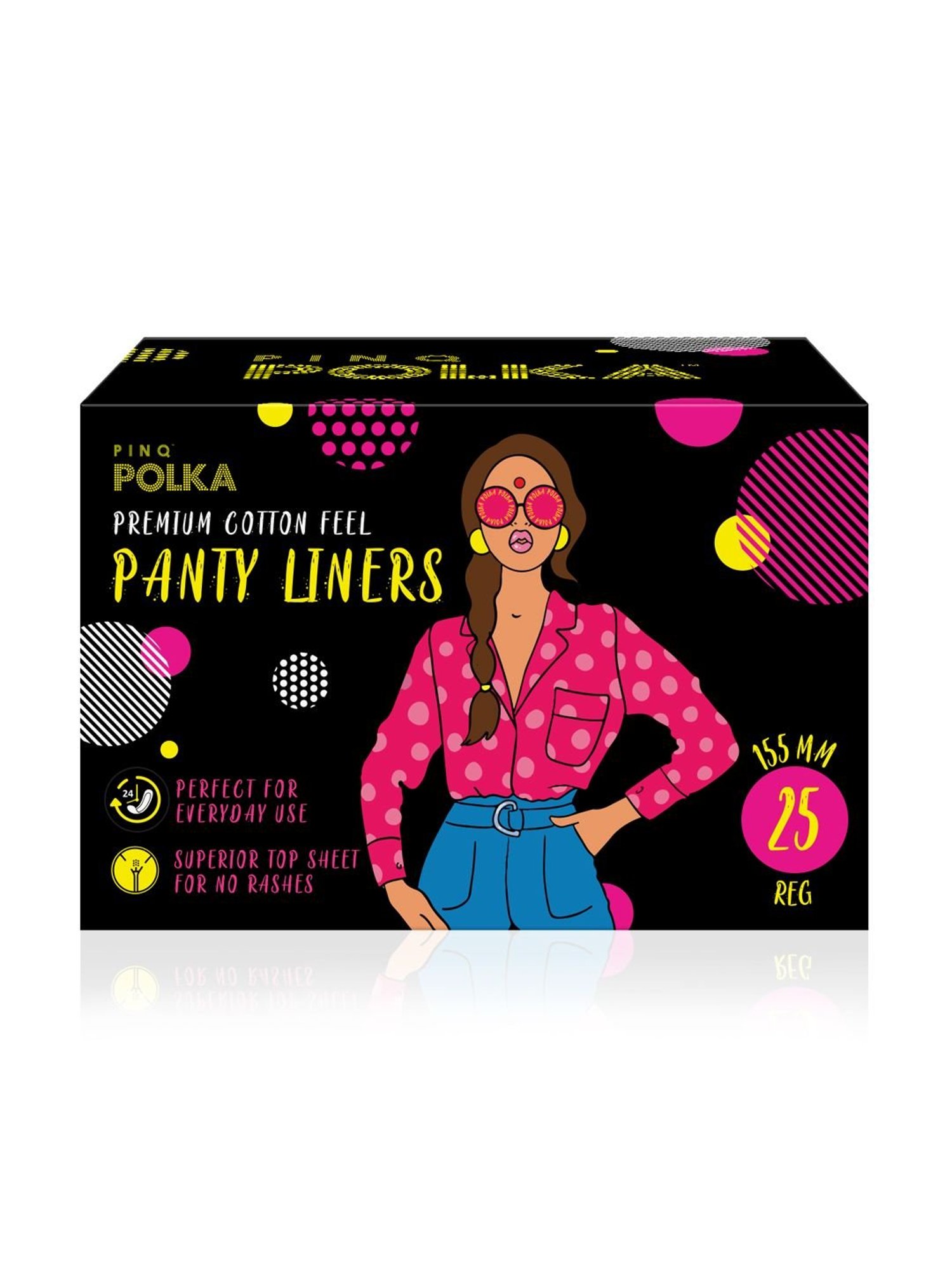 LAIQA Panty Liners (Pack of 3) XS - 60 Panty Liners