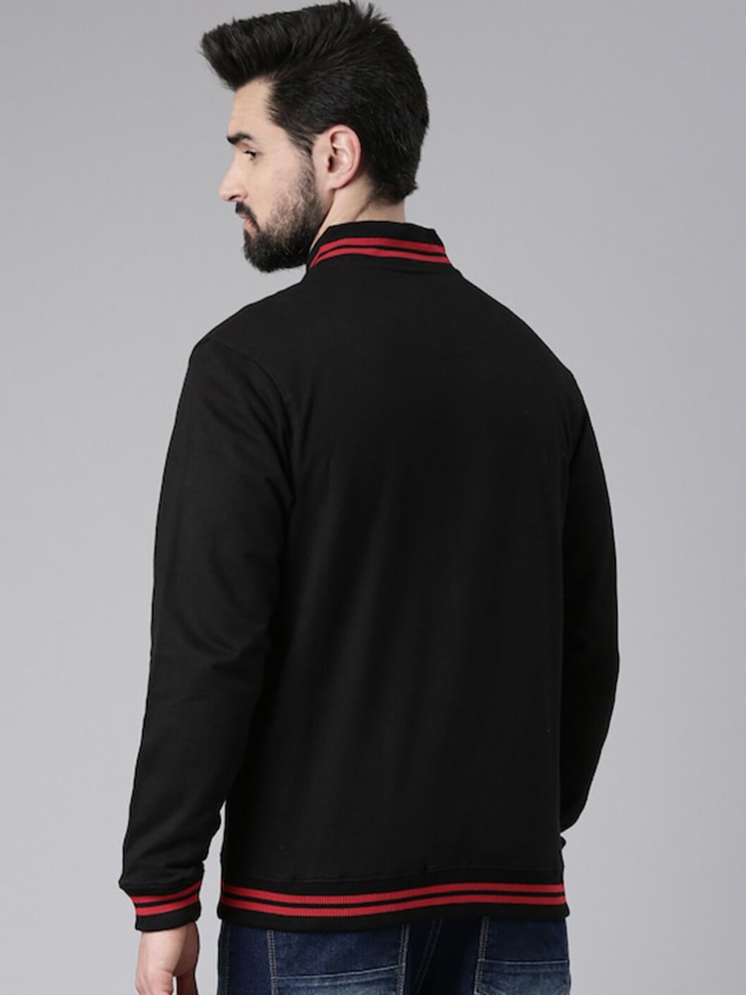 Dixcy Scott Originals Jet Black Relaxed Fit Cotton Jacket