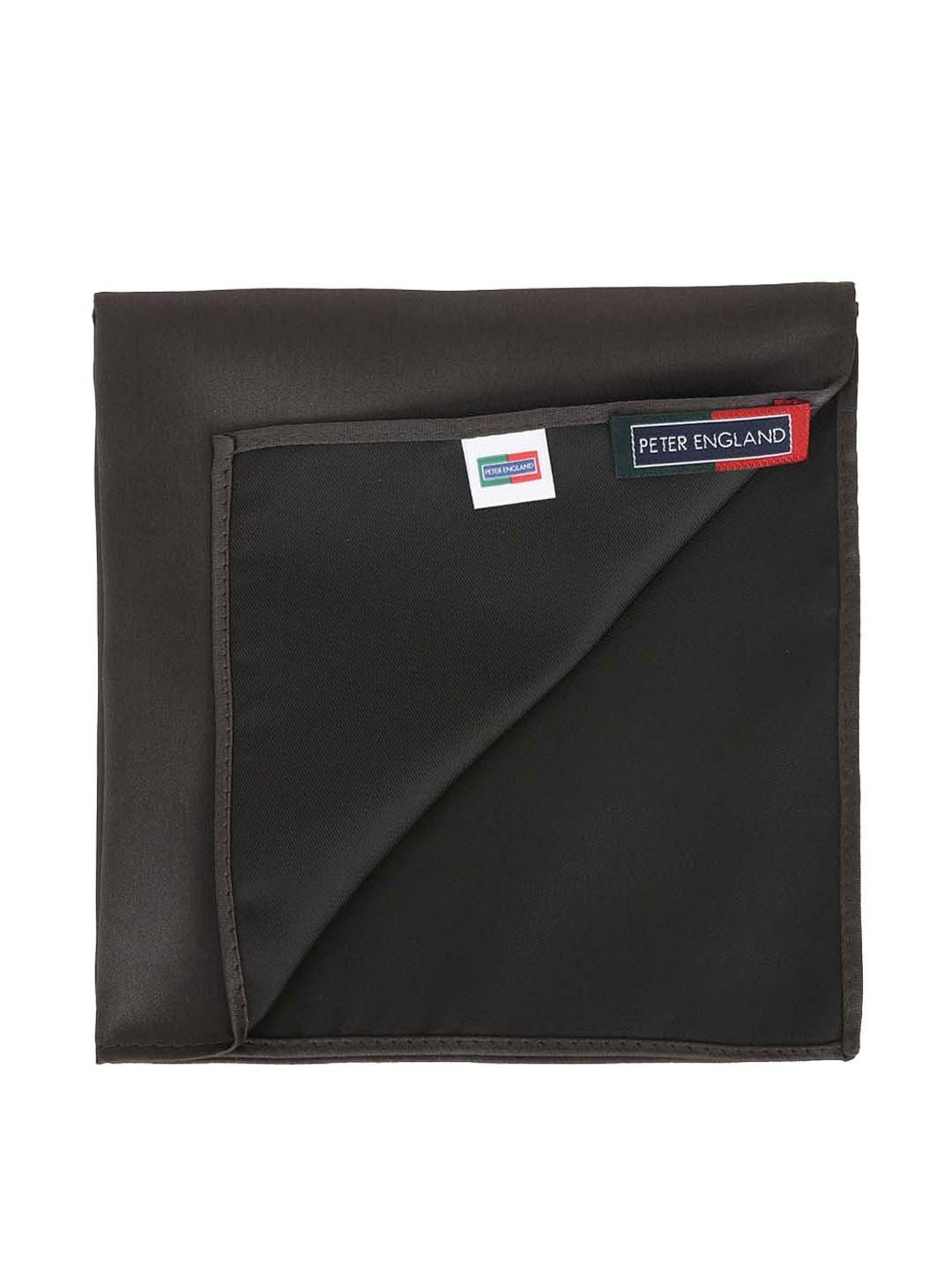 CHOKORE Brown and Yellow Plaid Pocket Square