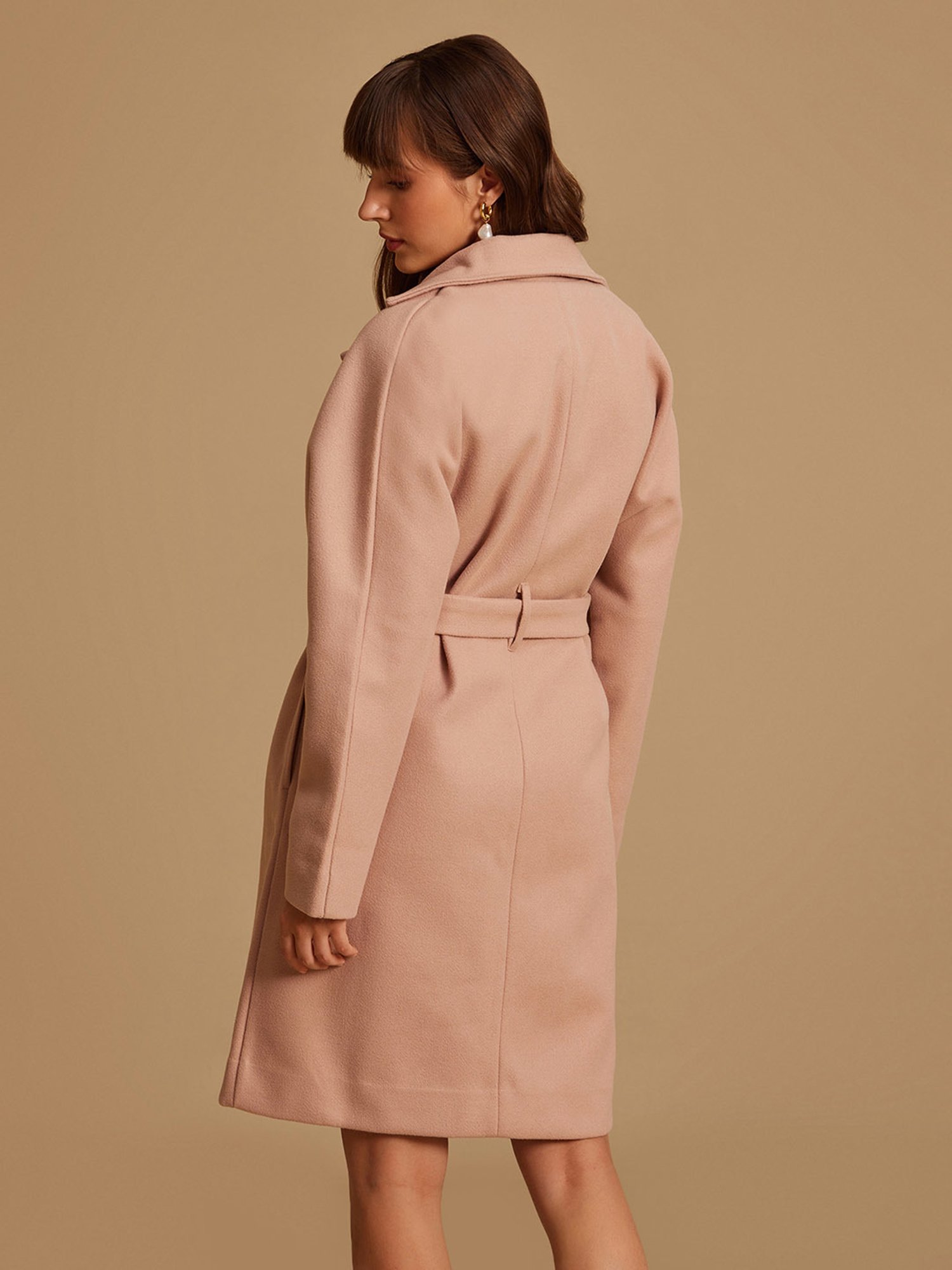 Kazo Cream Wool Overcoat