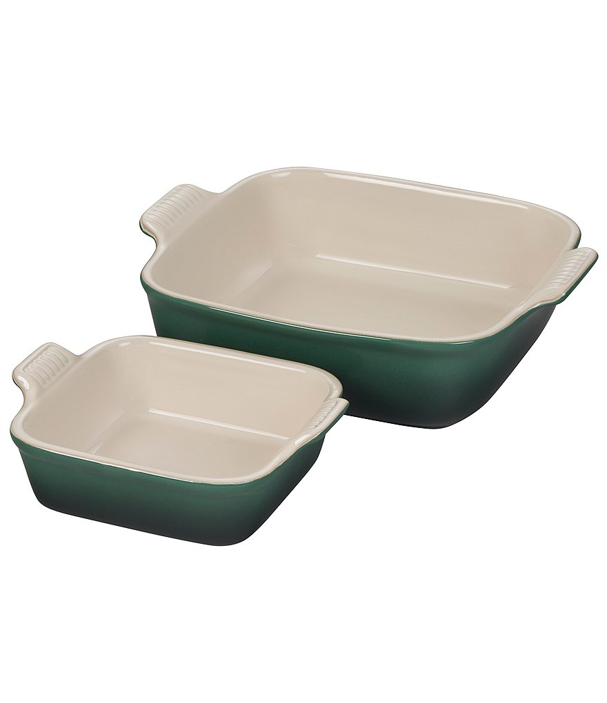 Le Creuset Heritage Square Baking Dishes, Set of 2