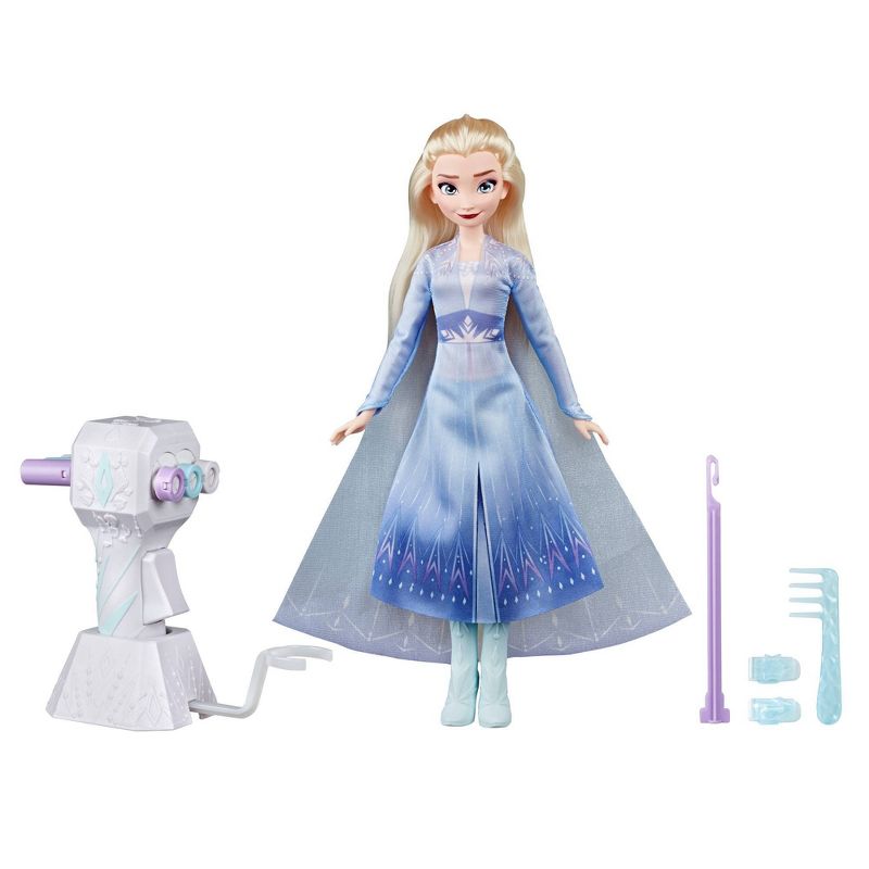 Disney Frozen 2 Sister Styles Elsa Fashion Doll With Extra-Long Hair, Braiding Tool and Hair Clips