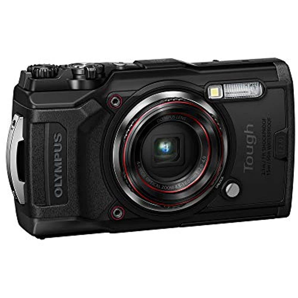 Olympus Tough TG-6 Waterproof Camera, Black (050332192430)