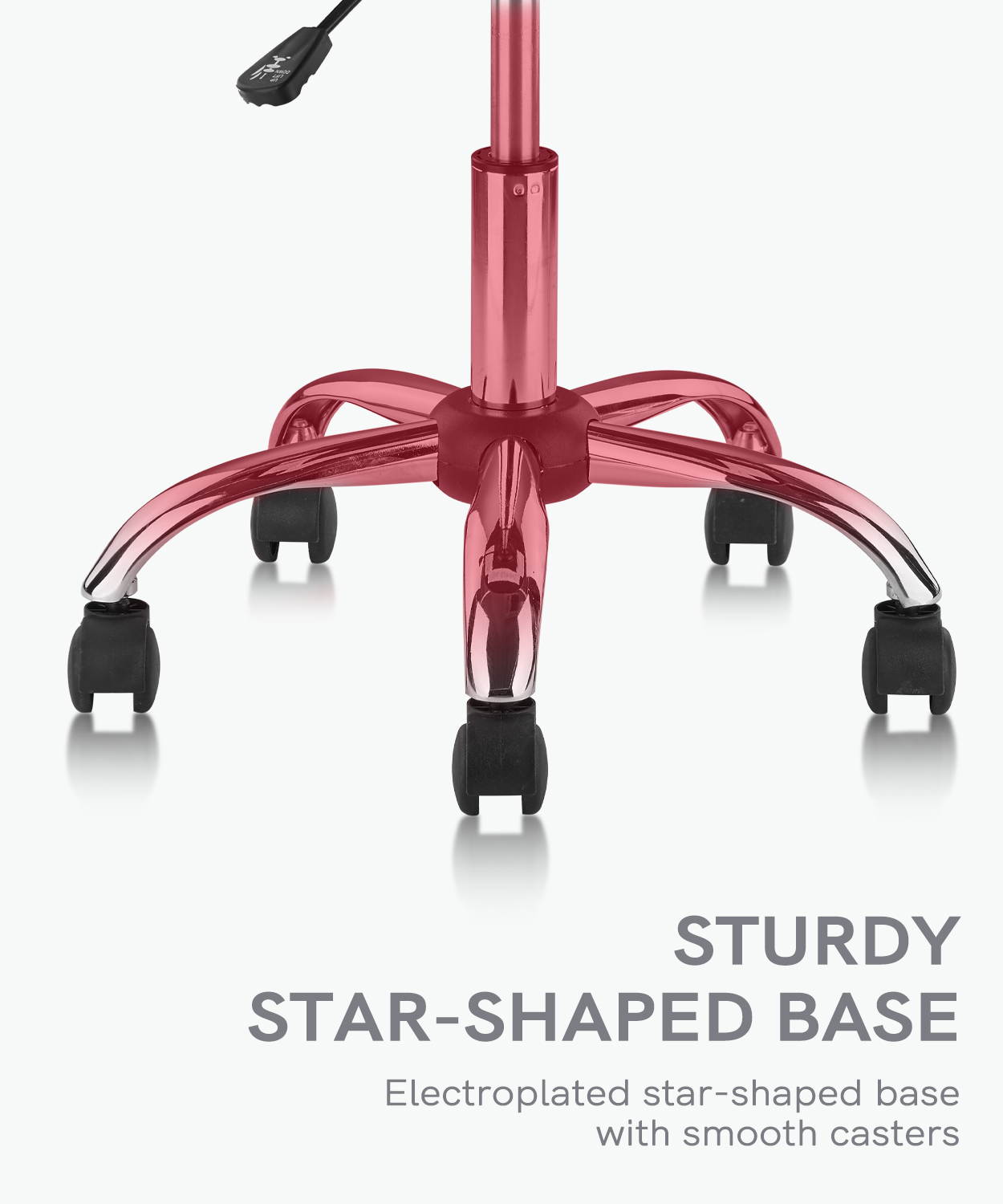 KLASIKA Rolling Swivel Salon Stool Chair with Back Support Adjustable Hydraulic for Office Massage Facial Spa Medical Drafting Tattoo Beauty Barber 2 Pack