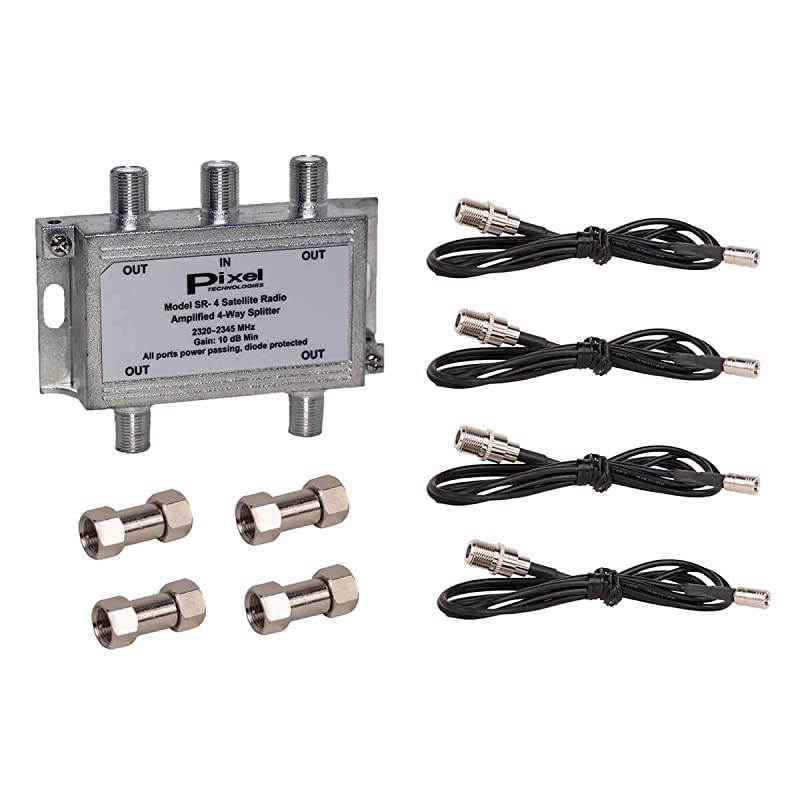 SR-4 Amplified Four Way Splitter Kit