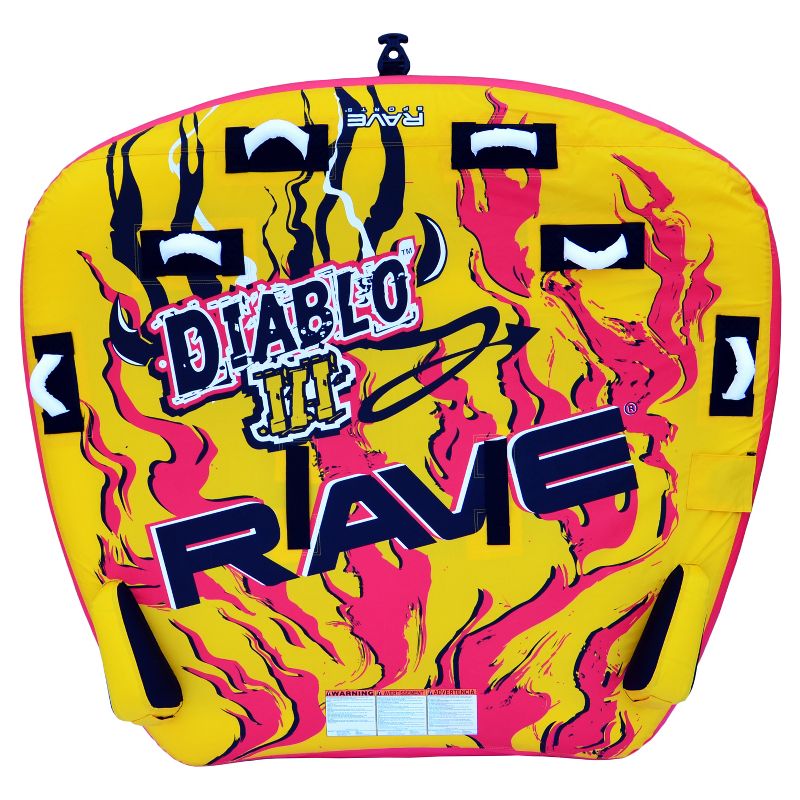 Rave Sports Diablo III Towable Tube - Yellow