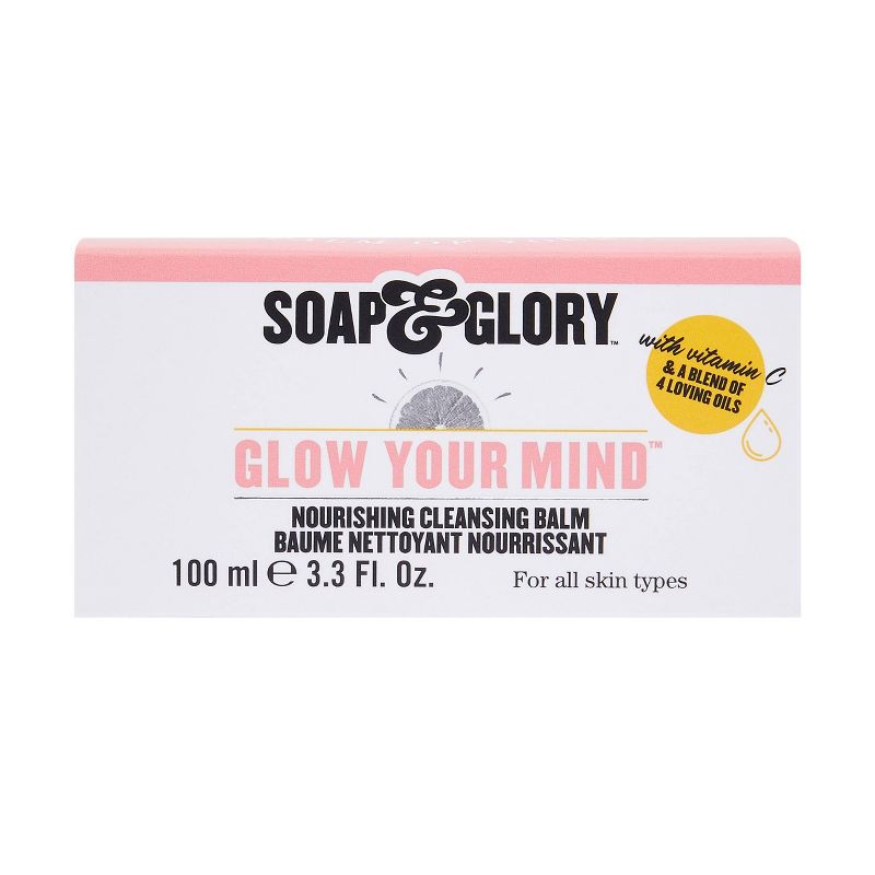 Soap & Glory Glow Your Mind Nourishing Cleansing Balm - 3.3 fl oz