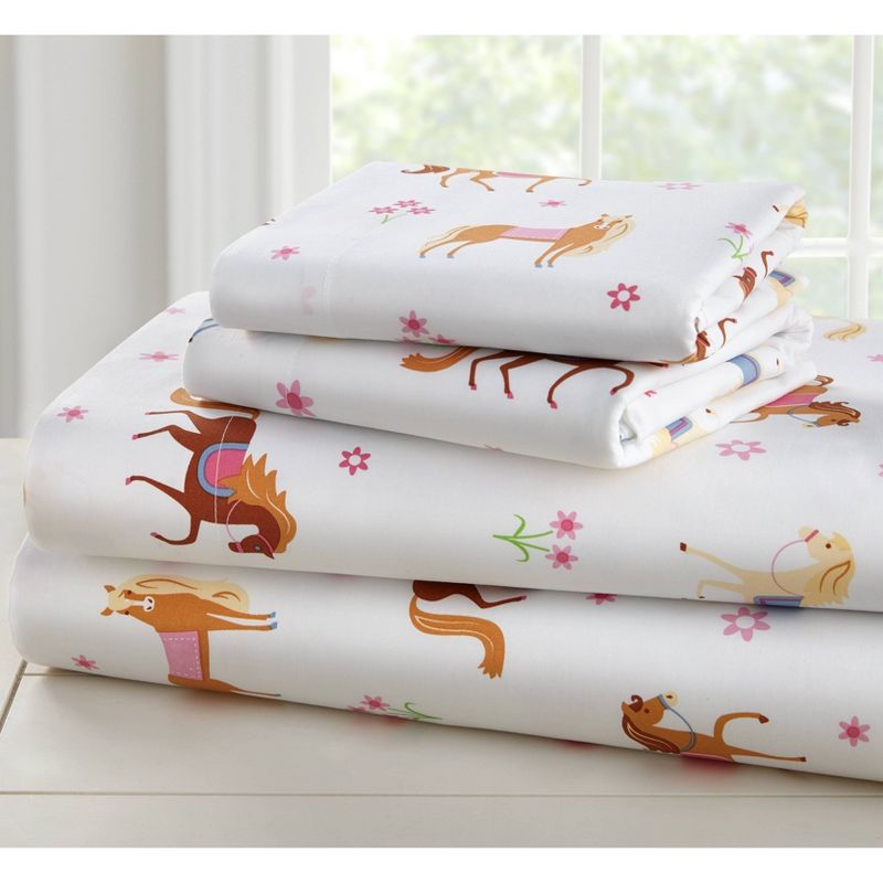 Twin Horses 100% Cotton Sheet Set - WildKin