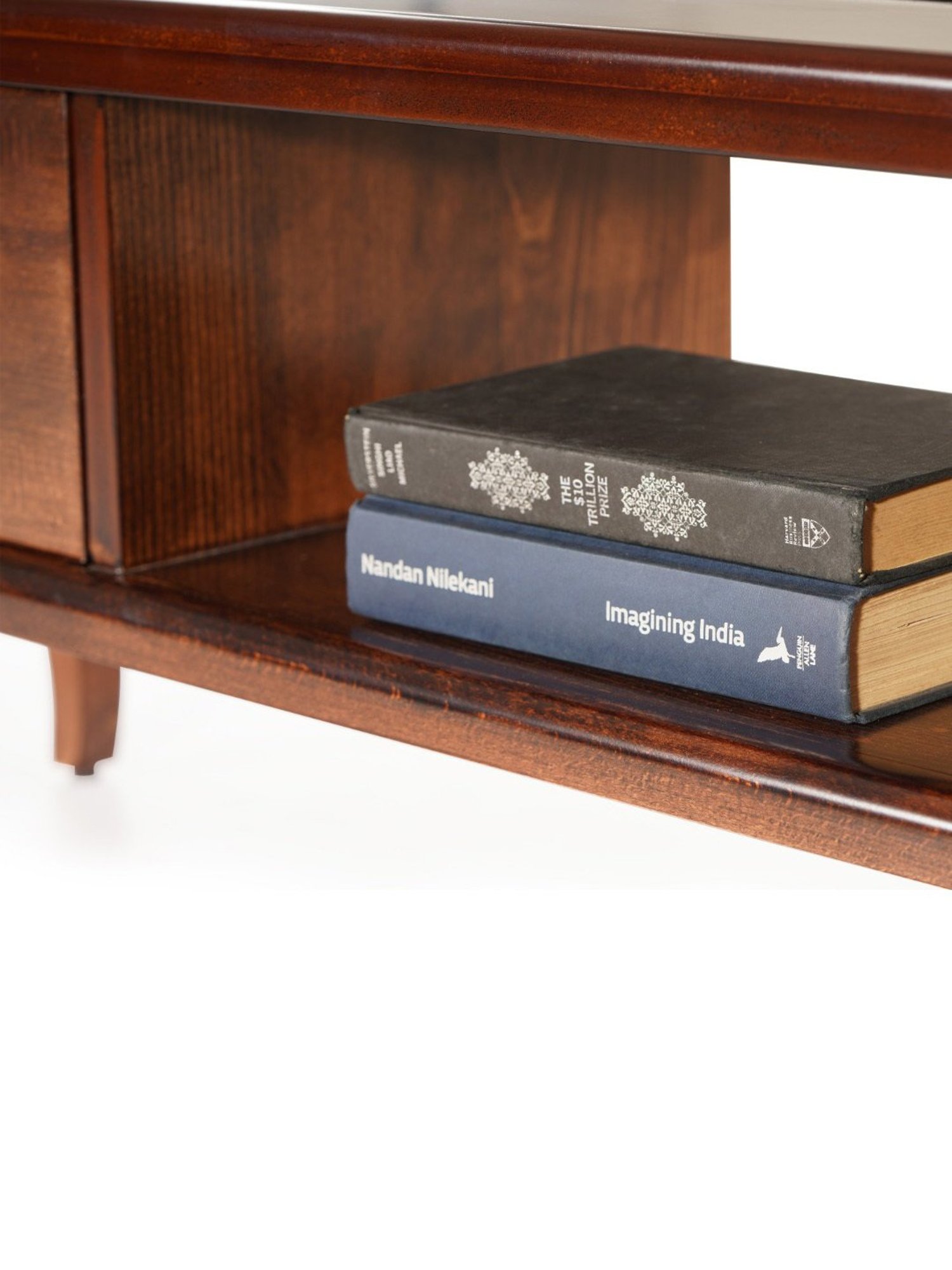 Delite Kom Flex Flowery Wenge & Acacia Dark Engineered Wood TV Entertainment Unit