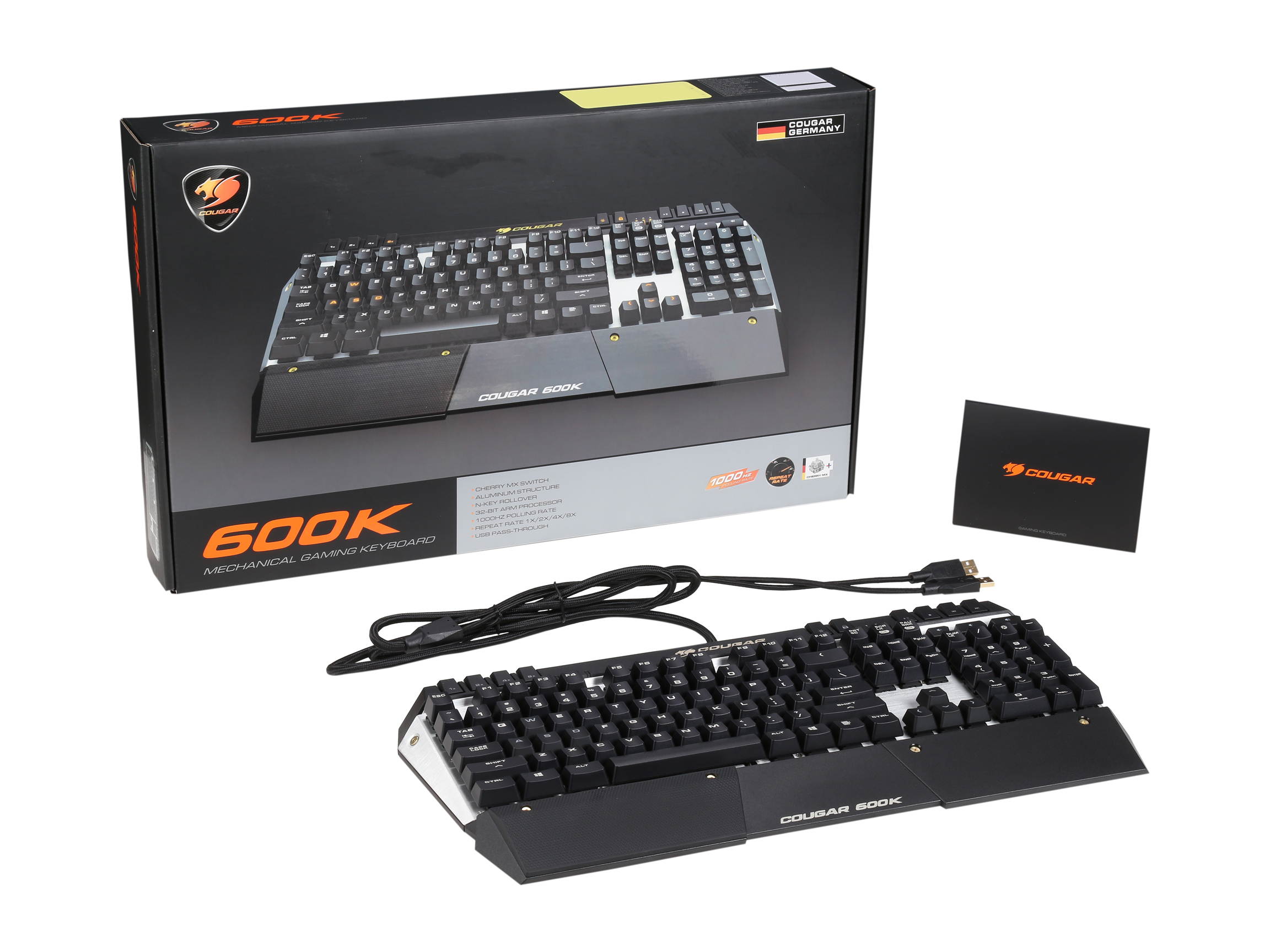 COUGAR KBC600-1IS 600K Gaming Mechanical Keyboard with Cherry MX Red Switch