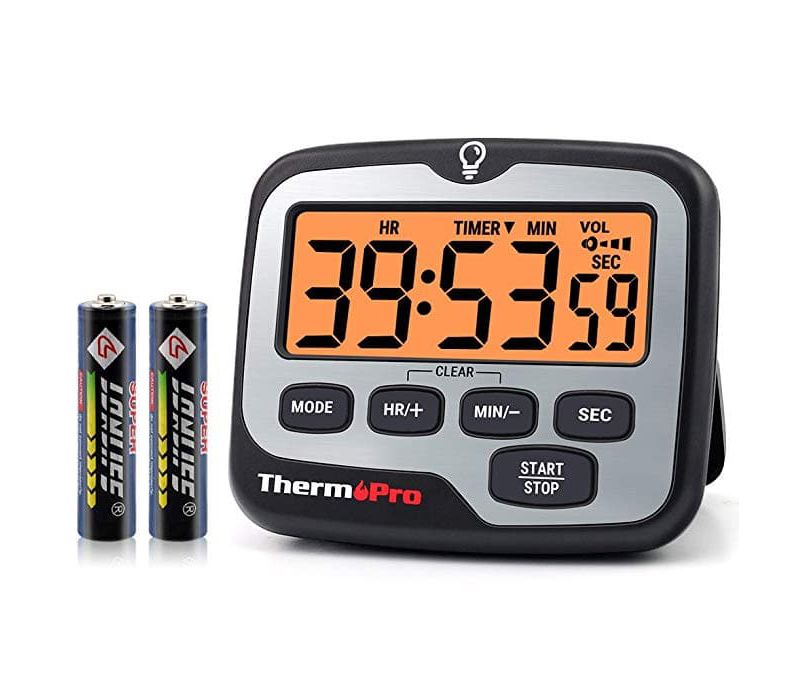 ThermoPro TM01 Digital Timer with Countdown Touchable Backlit