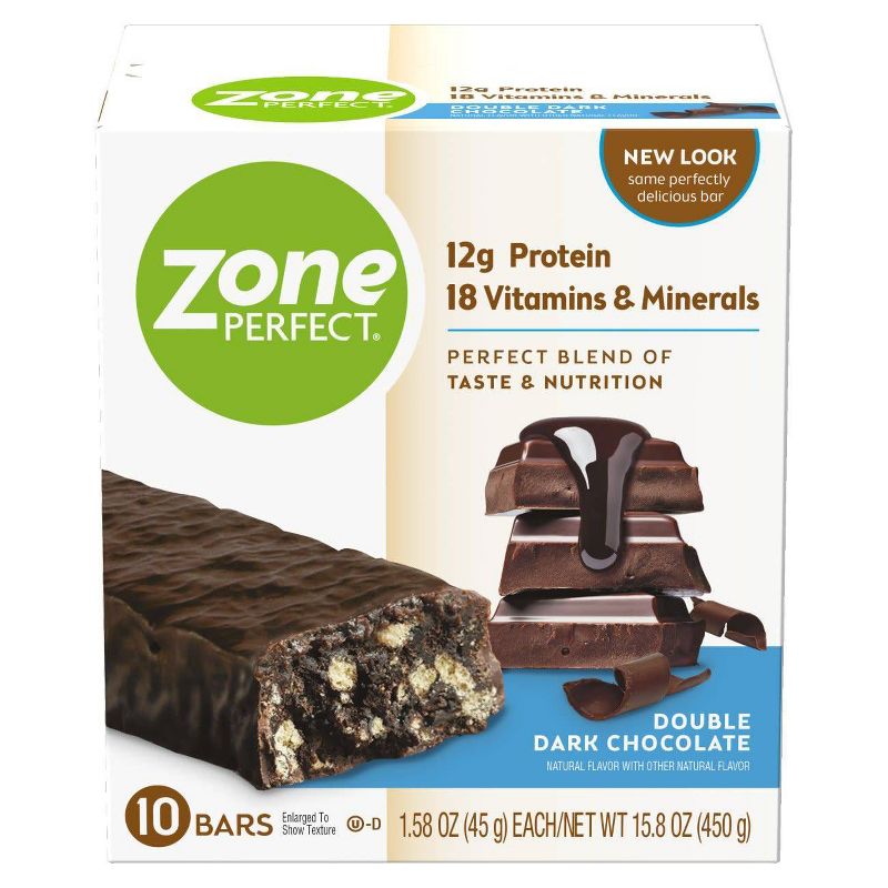 ZonePerfect Protein Bar Double Dark Chocolate - 10 ct/15.8oz