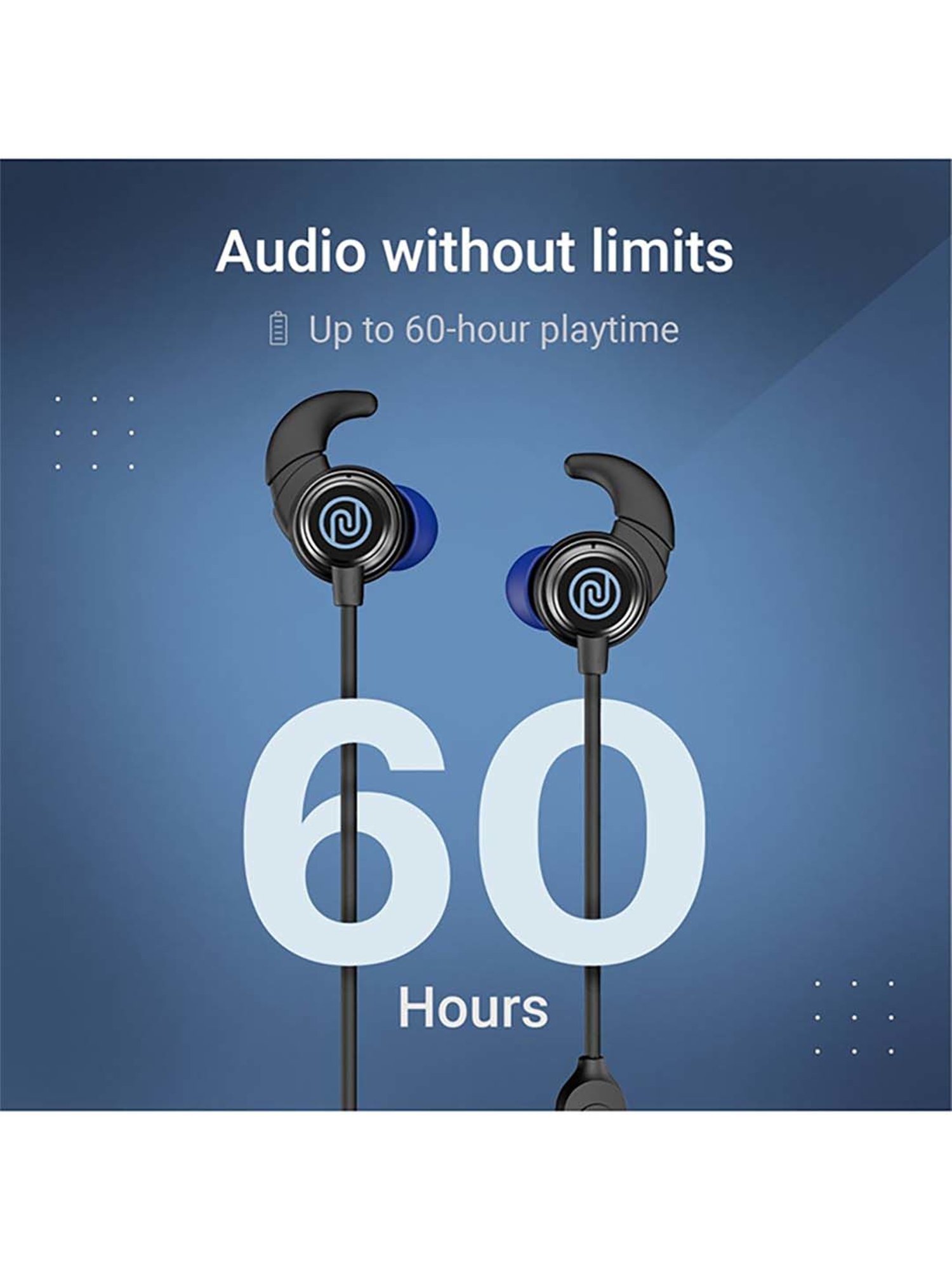 Noise Tune Active Pro Bluetooth V5.2 Bluetooth Headset (Midnight Black)