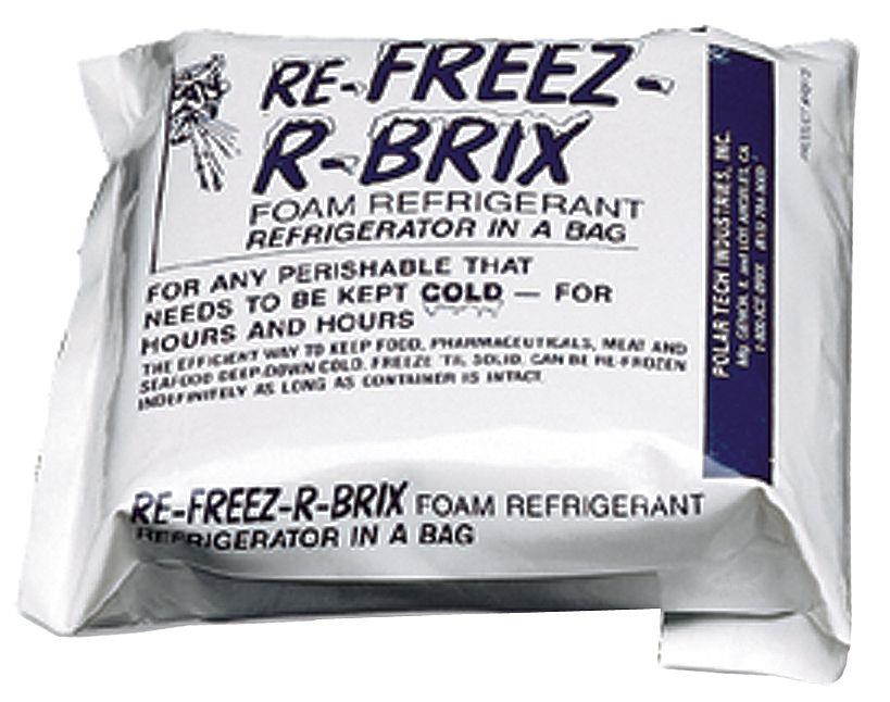 SAN JAMAR B6180GR Reusable Ice Pack,1 1/2x7x6",PK6