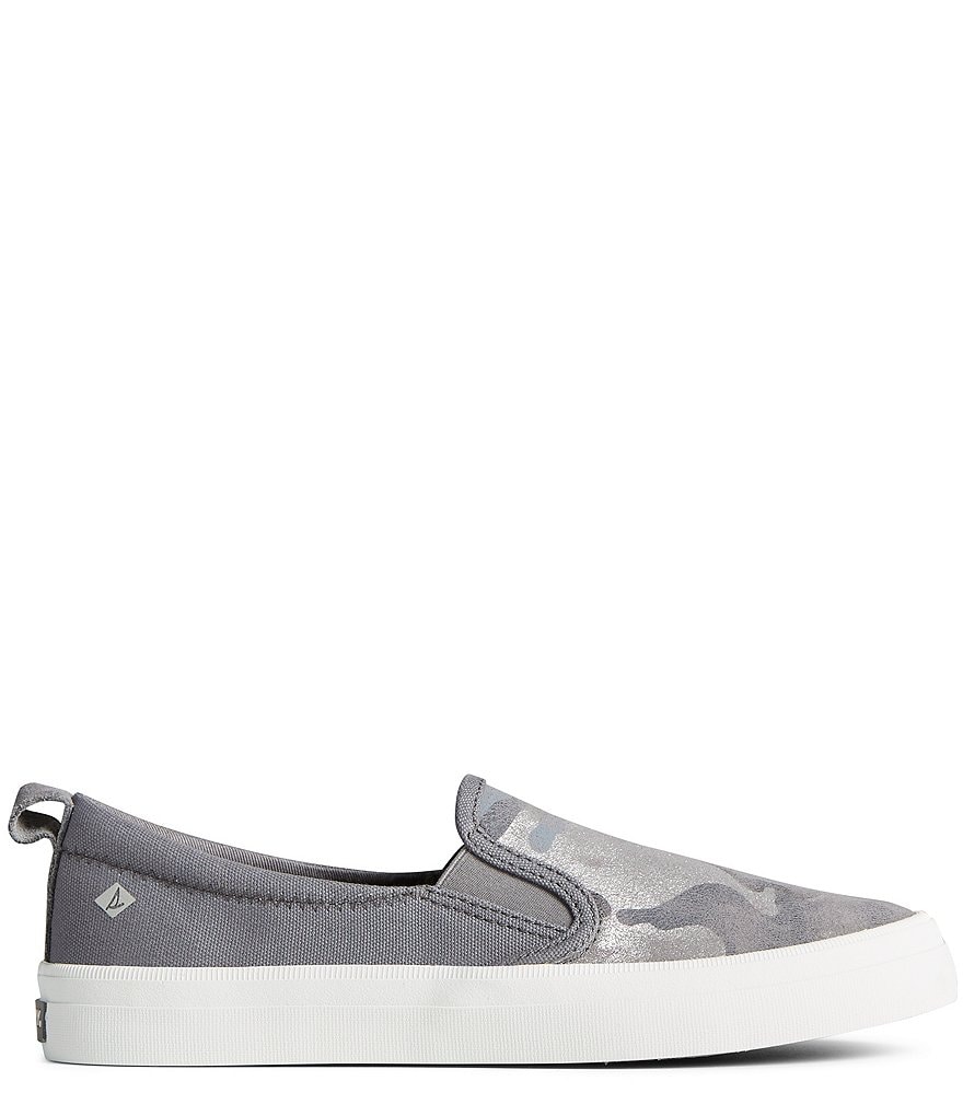 Sperry Women's Crest Twin Gore Metallic Camo Slip-On Sneakers