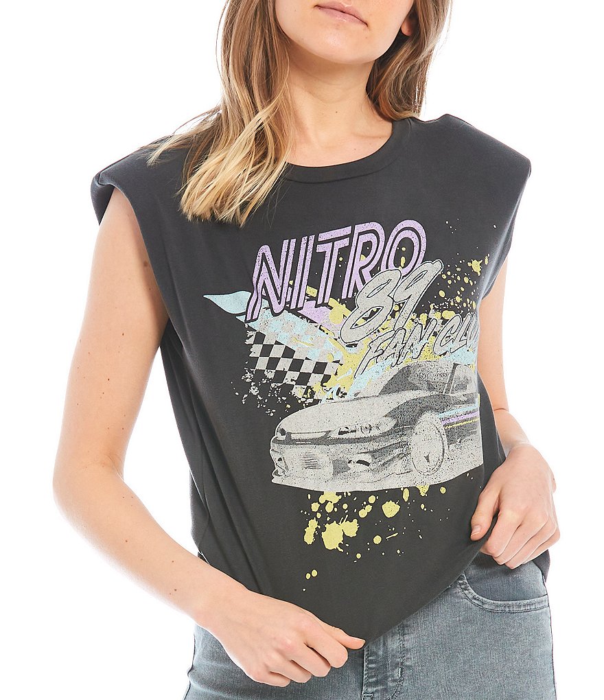 Originality Nitro 89 Shoulder Pad Graphic Muscle Tank Top