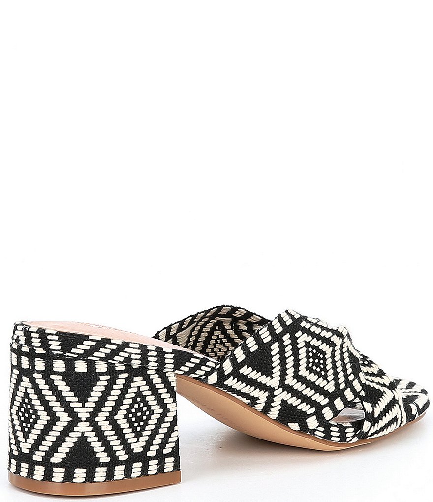 Chelsea & Violet Gia Knot Printed Mules