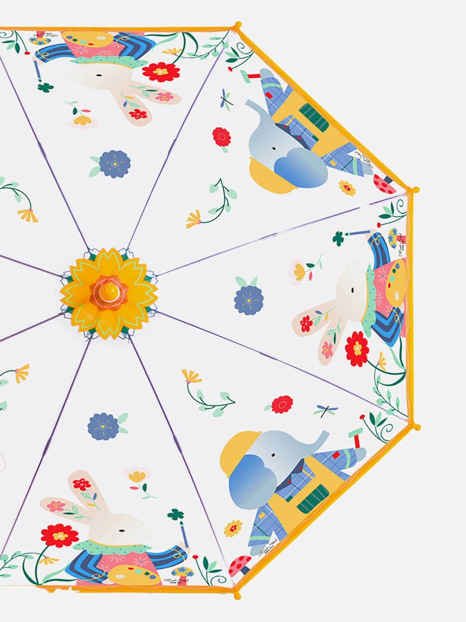 Little Surprise Box Mulicolor Printed 2 Fold Umbrella