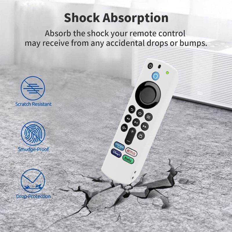 TOLUOHU 3 Pack Push Bubble Pop Fidget Sensory Remote Covers for All-New Alexa Voice Remote (3rd Gen),3D Funny Relief Stress Fidget Toy Silicone Protect Case, for Fire TV Stick 4K Remote Control