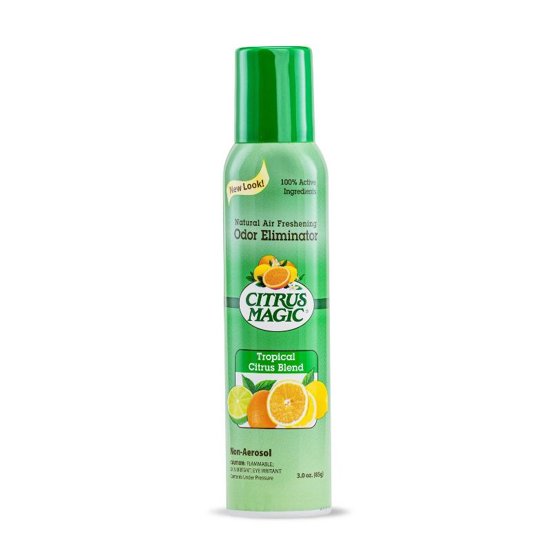 Citrus Magic Odor Eliminating Tropical Citrus Blend Air Freshener - 3.5oz
