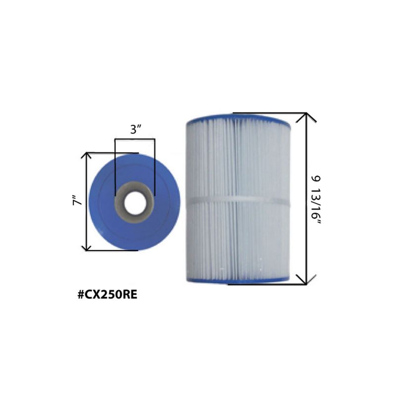 Hayward CX250RE 25 Square Feet Replacement Cartridge Element for Hayward Star-Clear Cartridge Filter Model C250