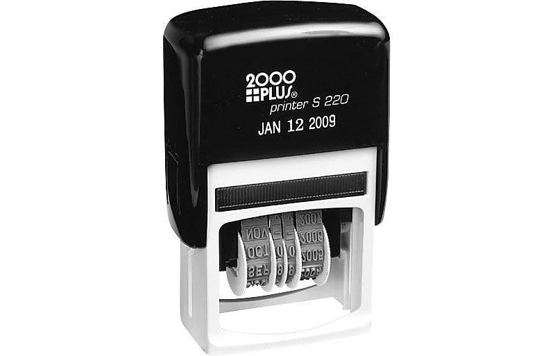 2000 Plus Economy Dater Self-Inking Black 010129