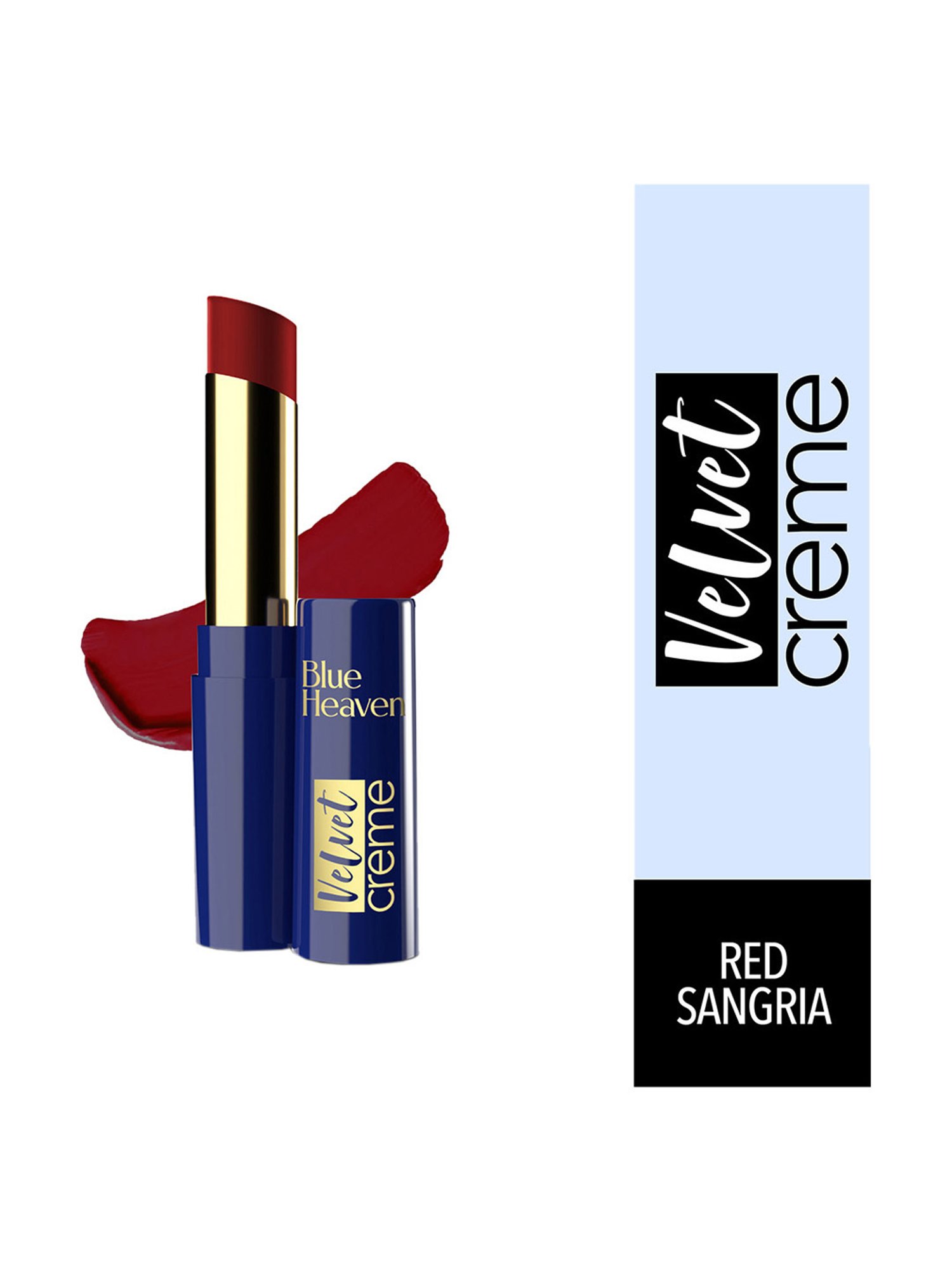 Blue Heaven Velvet Creme Lipstick Red Sangria - 3.5 gm