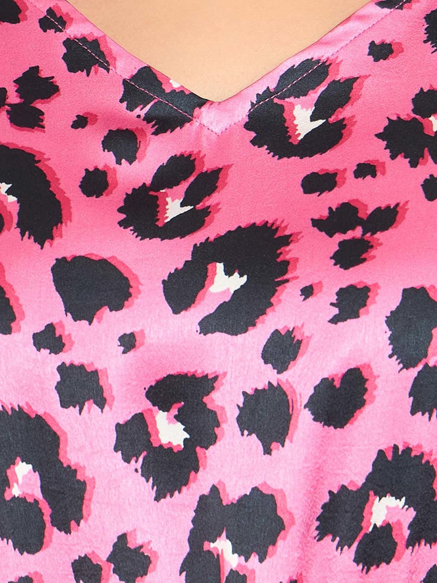 Clovia Pink Printed Kaftan