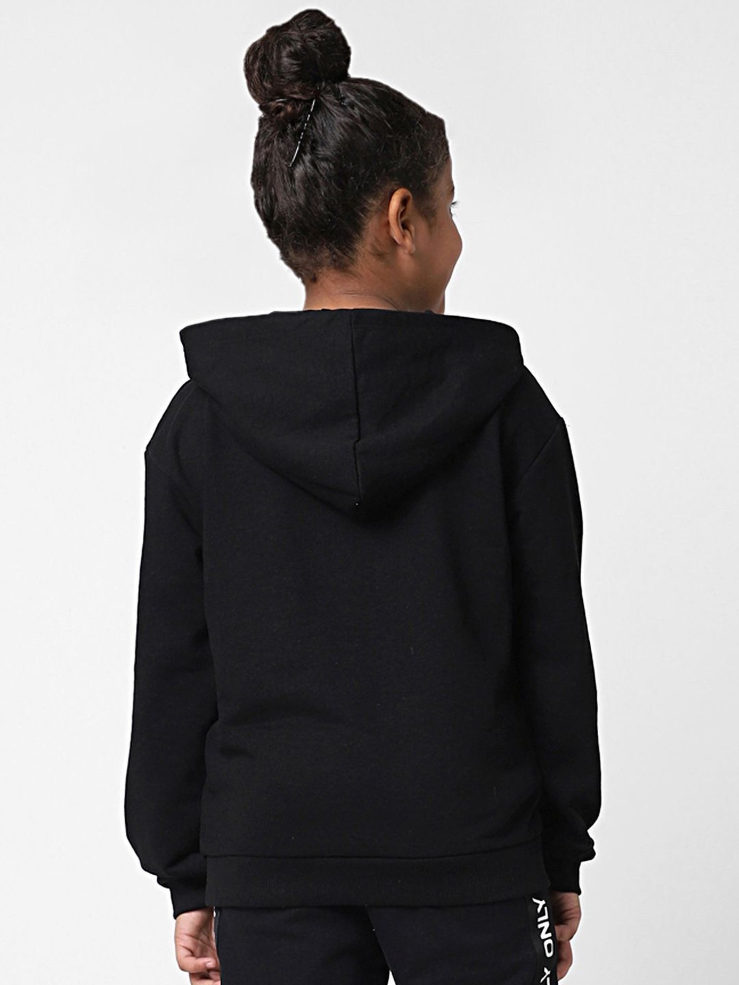 KIDS ONLY Black Printed Full Sleeves Sweatshirt