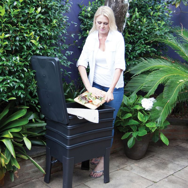 Tumbleweed Worm Cafe Above Ground Outdoor Indoor Garden Worm Farm Recycle Organic Waste Composter