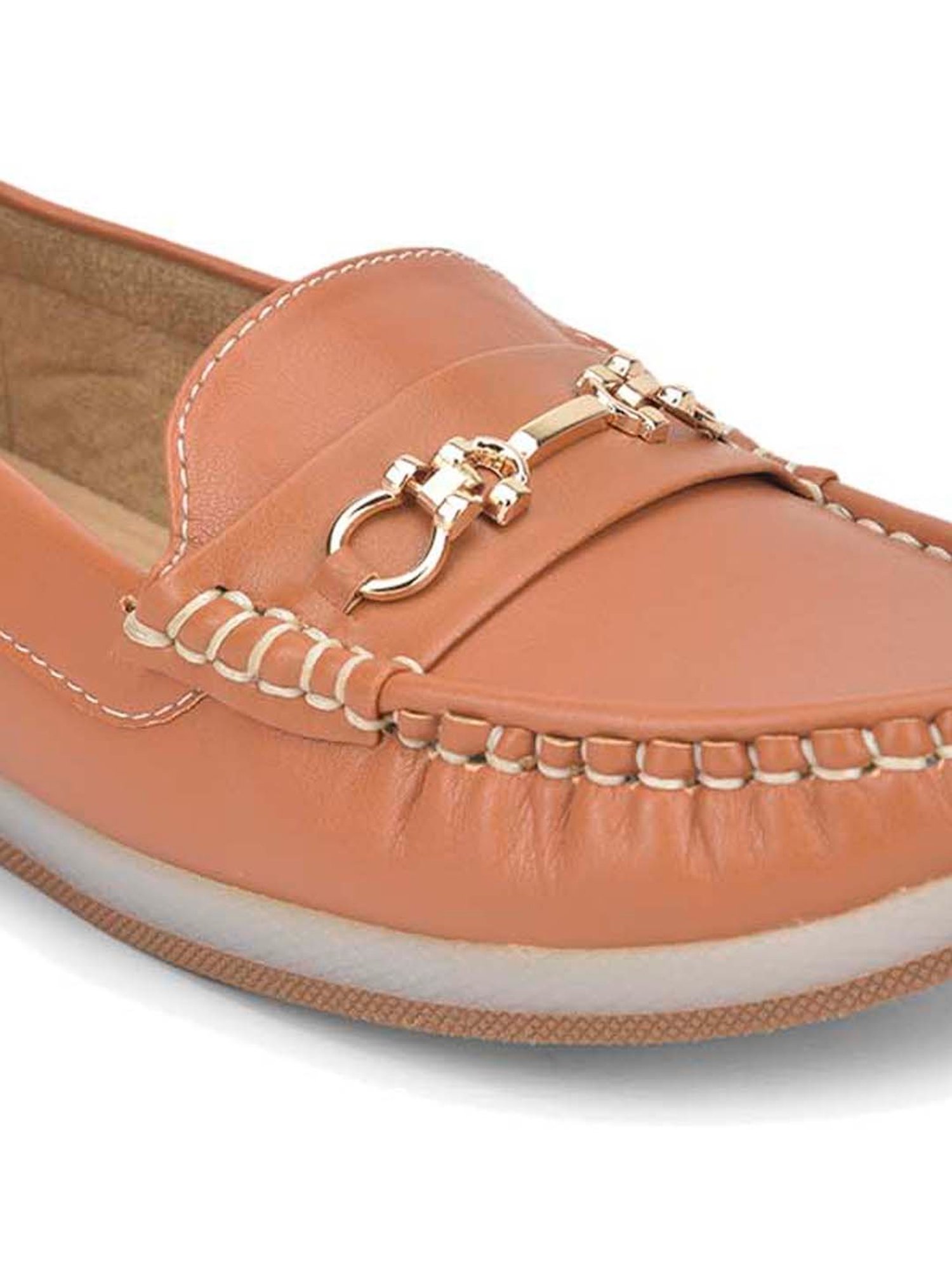 Salario Women's Tan Casual  Loafers