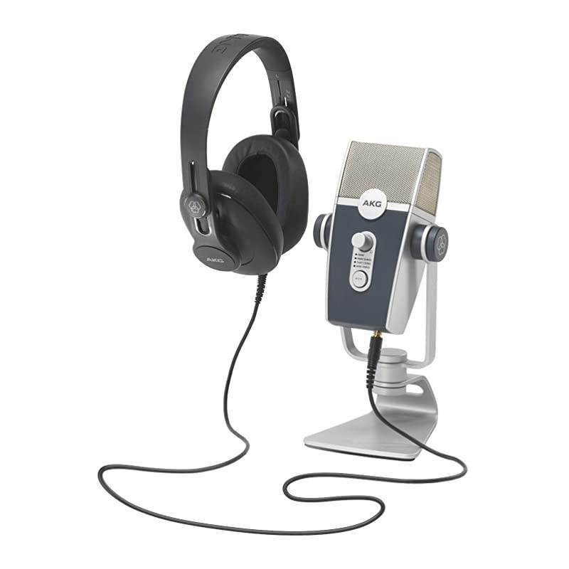 Podcaster Essentials Kit for Streamers, Vloggers, and Gamers-Includes Lyra USB-C Microphone, K371 Headphones, and Ableton Lite Software
