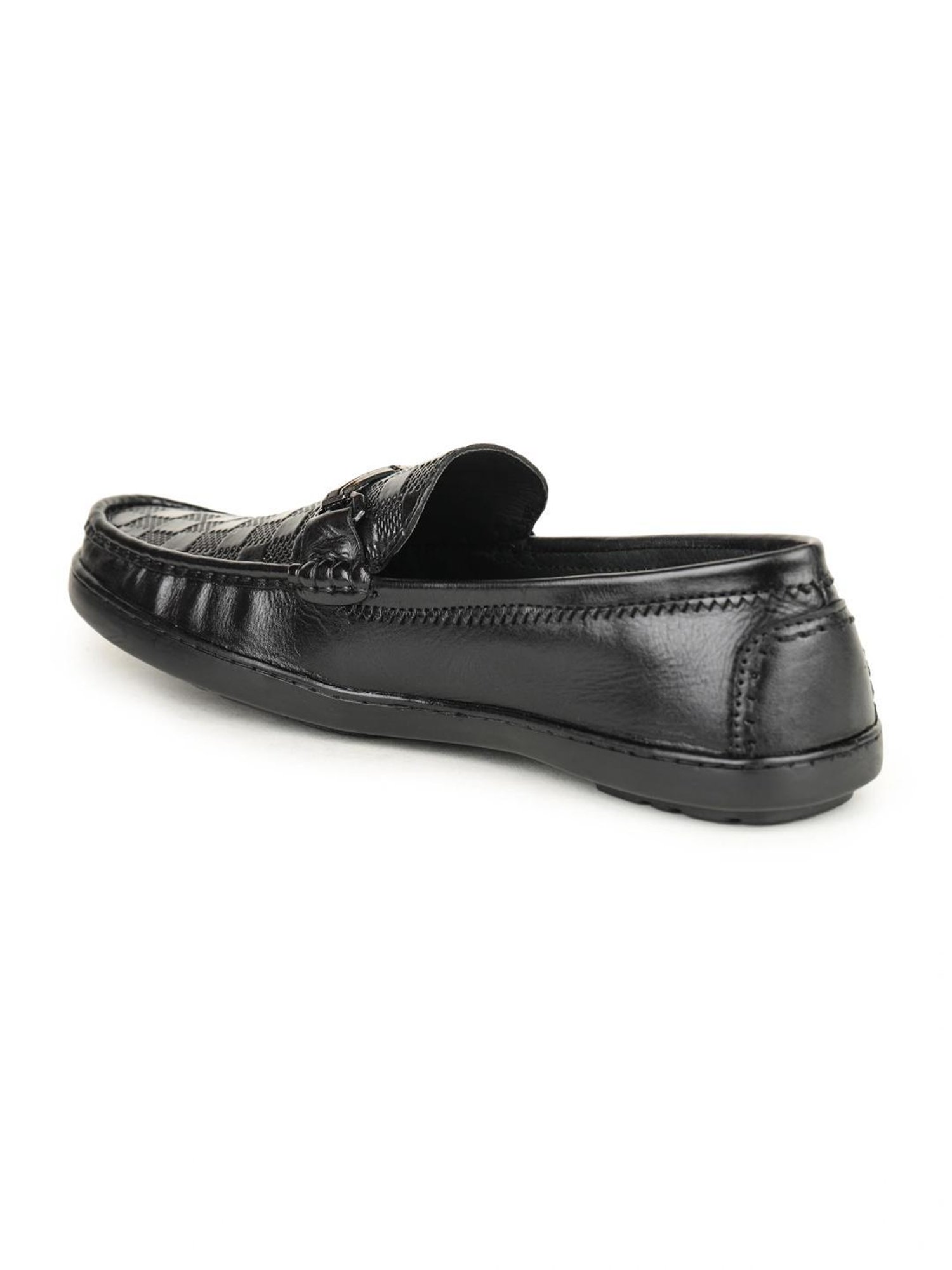 Britmen Men's Black Casual Loafers