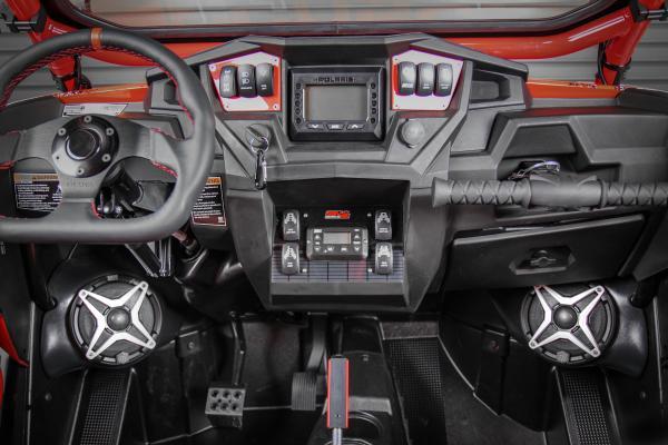 2014-17 Polaris RZR 1000/900S/Turbo 6.5" Speaker Pods, Kick Panels+Headphones