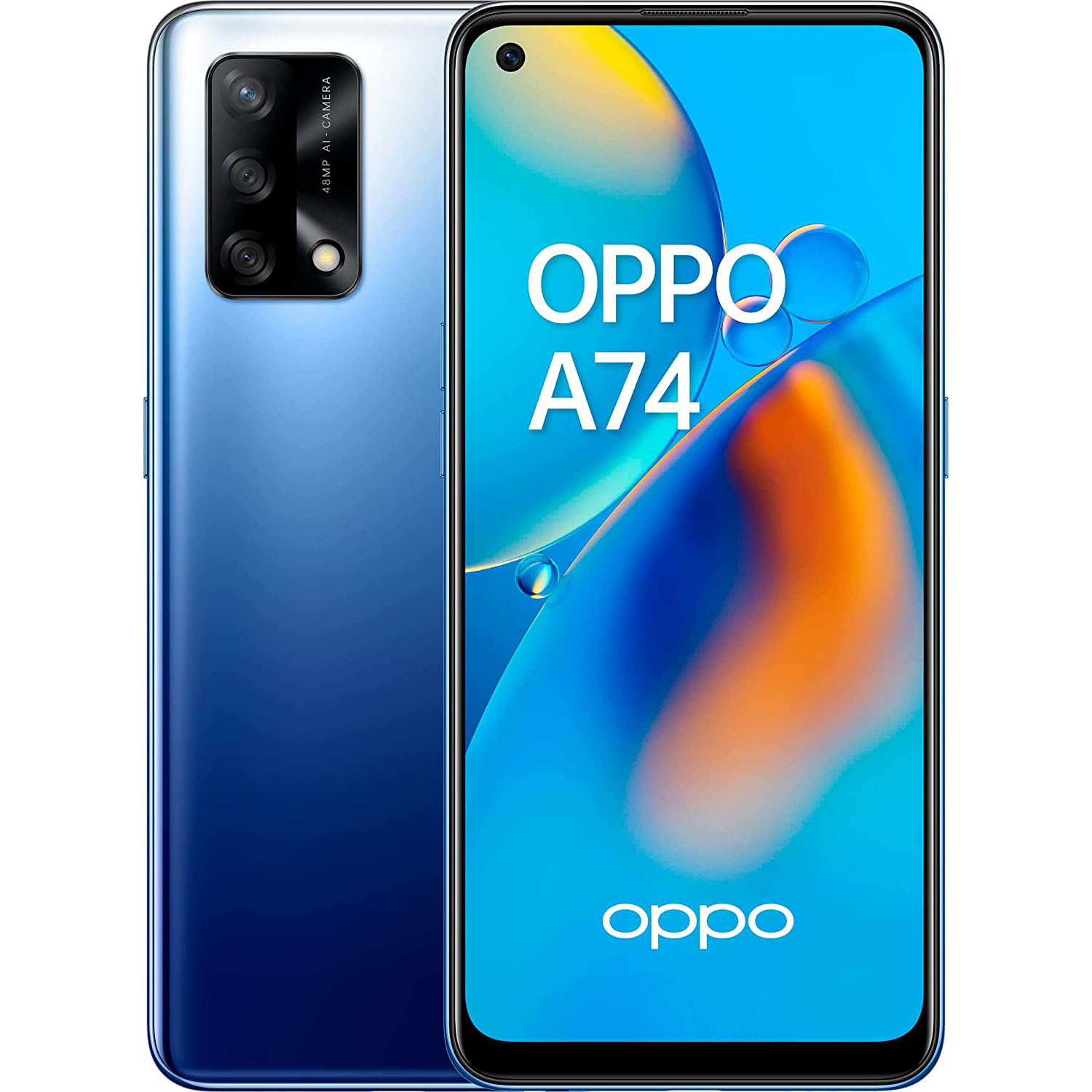 Oppo A74 Dual-SIM 128GB ROM + 6GB RAM (GSM Only | No CDMA) Factory Unlocked 4G/LTE Smartphone (Prism Black) - International Version