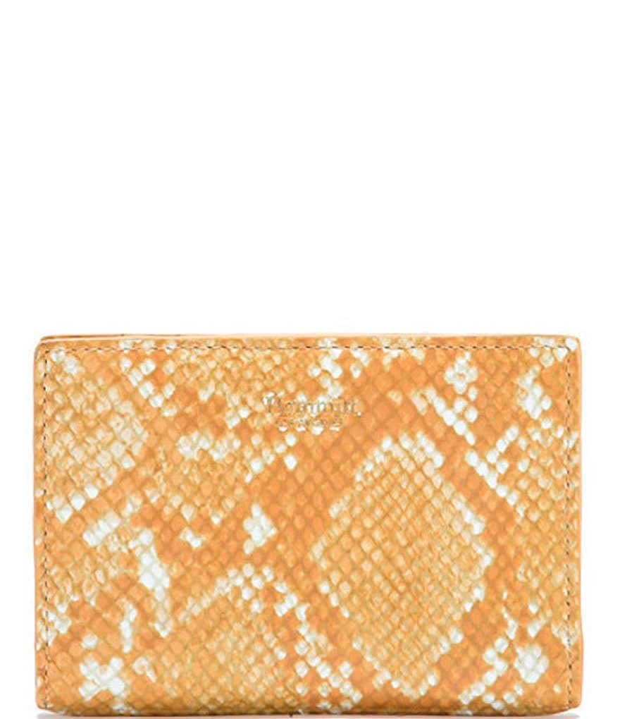 Hammitt 40 West Snake Print Leather Card Holder