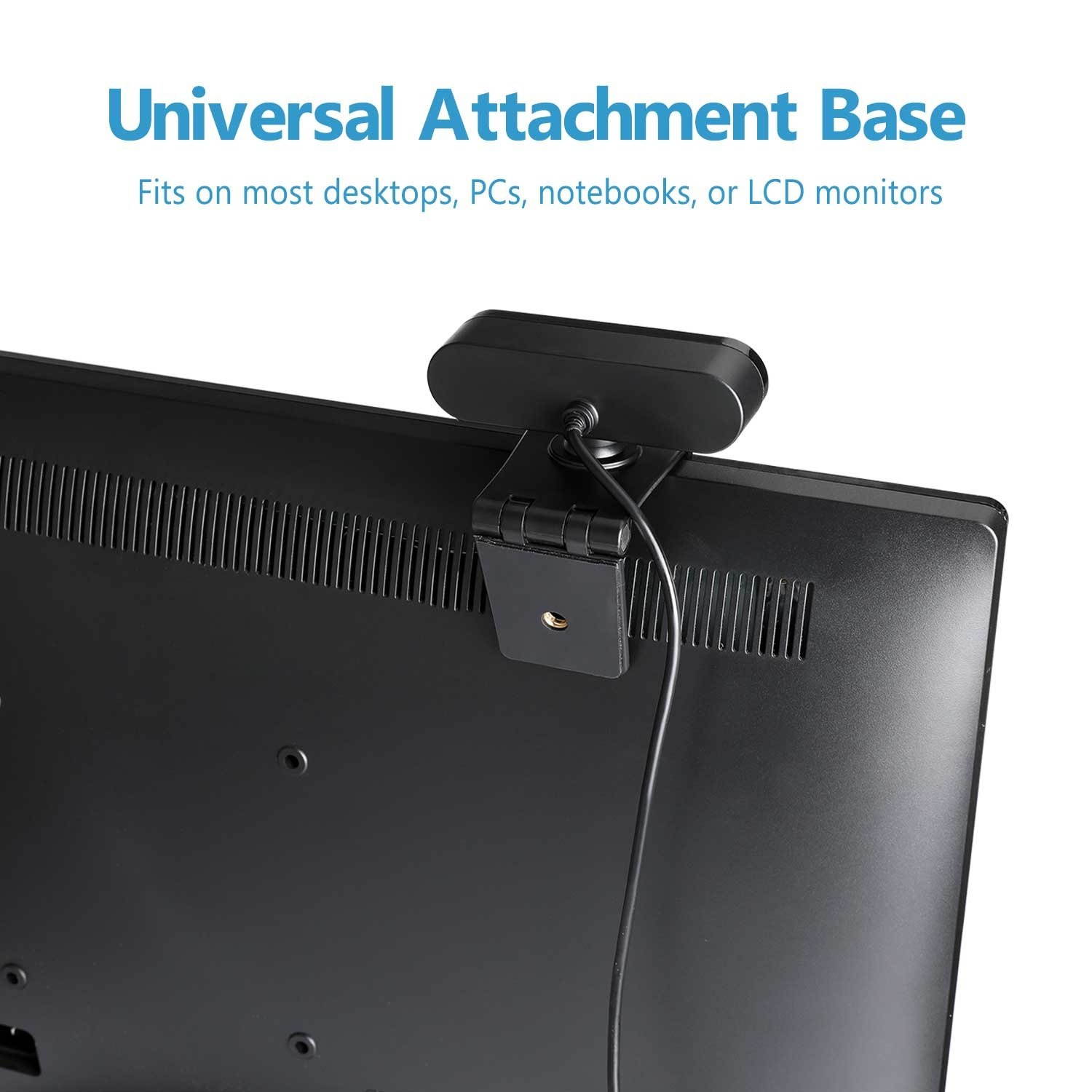 Auto Focus Webcam 1080P, N920 Web Camera Noise Cancelling Microphone, Skype Web Cam Full HD for PC Laptop Computer, USB Plug Play for Windows 10/8 / 7 Mac OS X, Wide Angle Autofocus