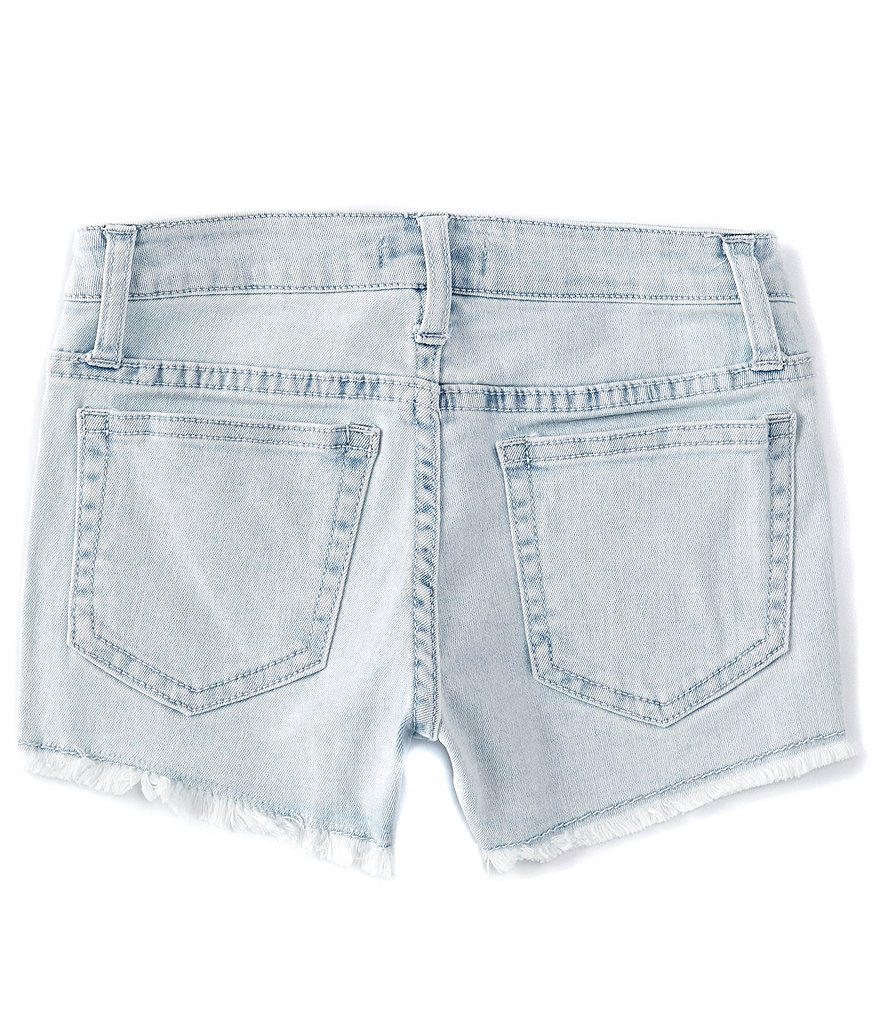 GB GB Girls Big Girls 7-16 Fringe-Hem Denim Shorts