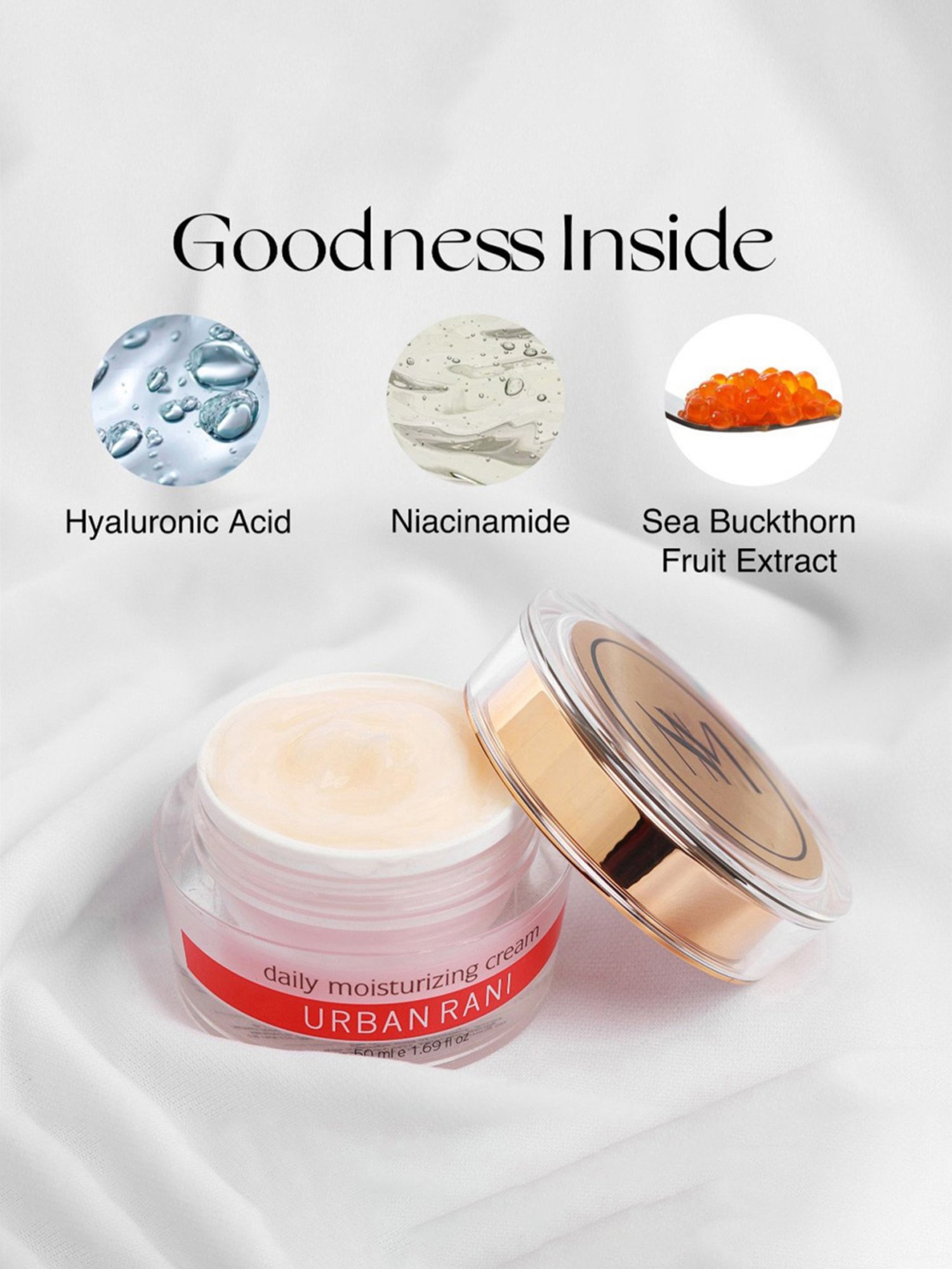 Nourish Mantra Urban Rani Daily Moisturizing Cream - 50 ml