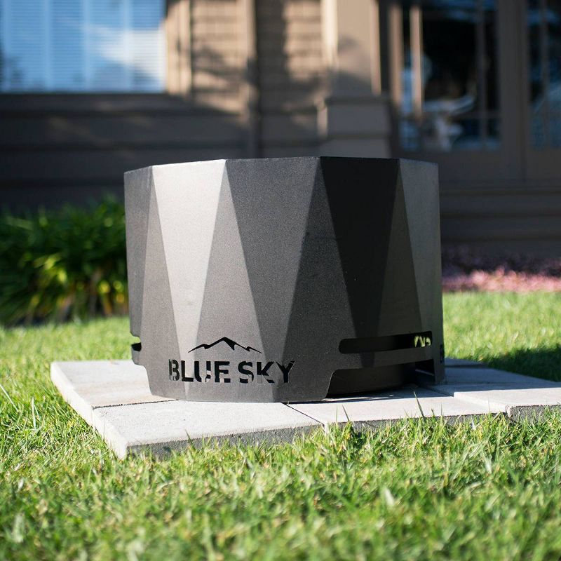 The Peak Patio Pellet/Wood Fire Pit - Blue Sky Outdoor Living