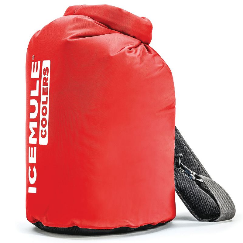 IceMule 1006 Classic Collapsible Portable Soft Sided Roll Top 20 Liter 18 Can Lightweight Insulated Waterproof Leak Proof Backpack Cooler Sling Bag