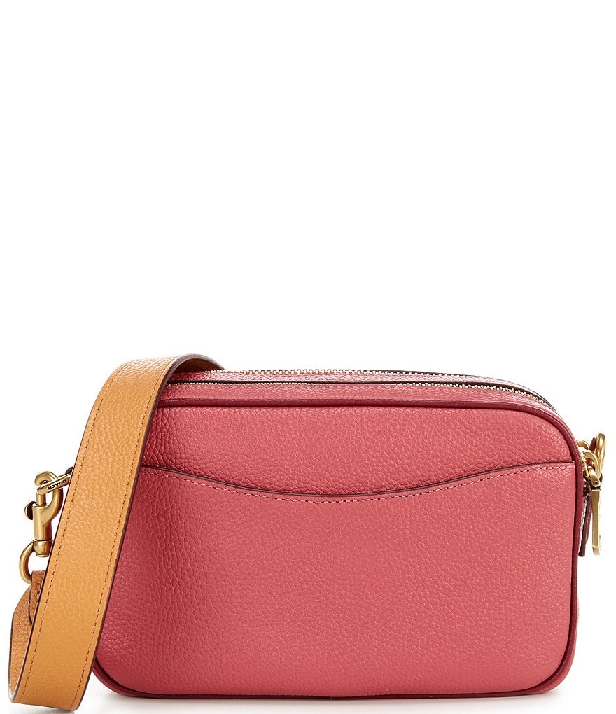 COACH Colorblock Leather Willow Camera Bag