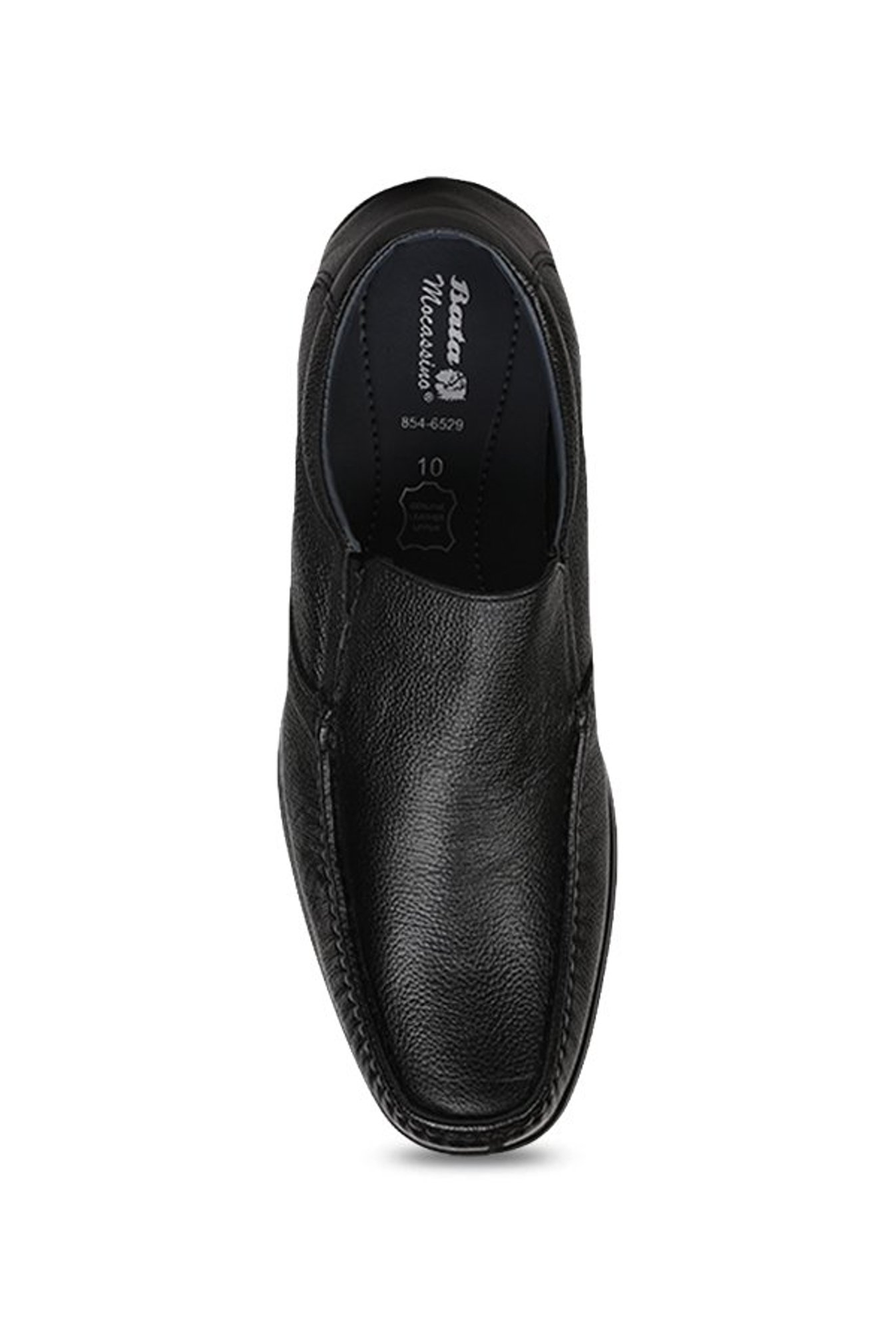 Bata Men's Black Formal Slip-Ons
