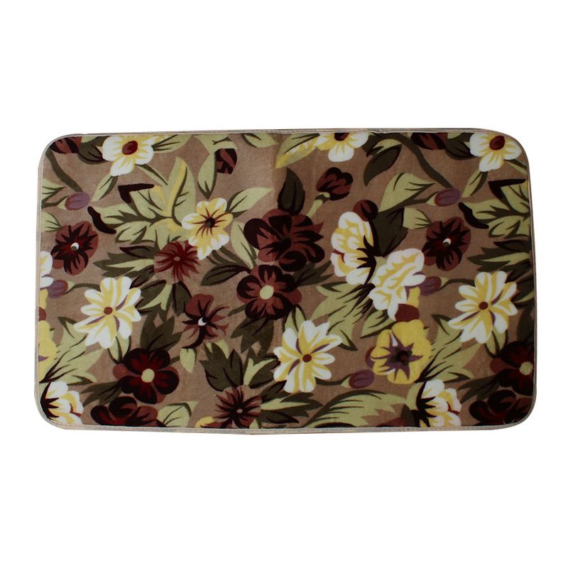 1'2"x2'4" Oval Floor Mat Brown - JumpSport