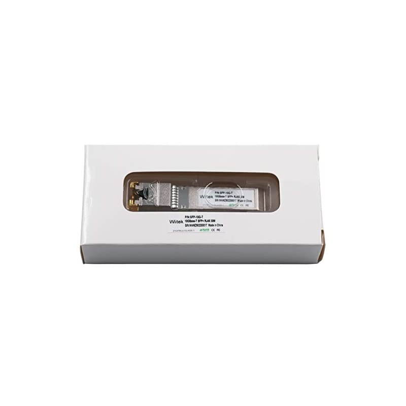 SFP+ to RJ45 Copper Modules, 10GBase-T Transceiver Compatible for Cisco SFP-10G-T-S, Ubiquiti, D-Link, Supermicro, Netgear, Mikrotik, Unifi (Cat 6a/7, 30-Meter)