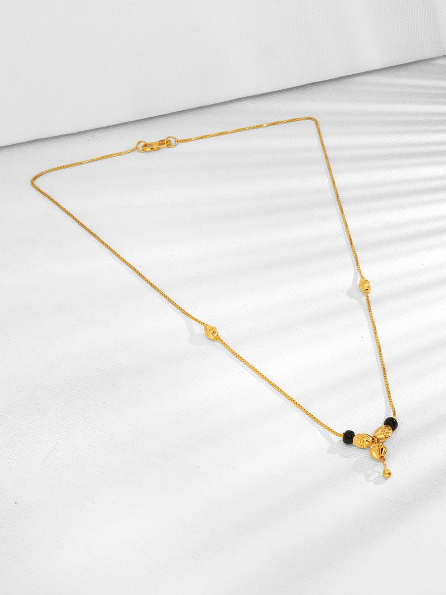 P.N.Gadgil Jewellers Noir Grace 22k Gold Mangalsutra