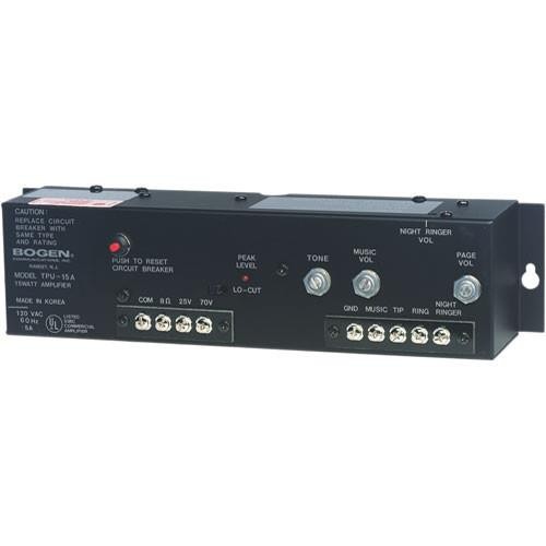 15-WATT PAGING AMPLIFIER W/ALC