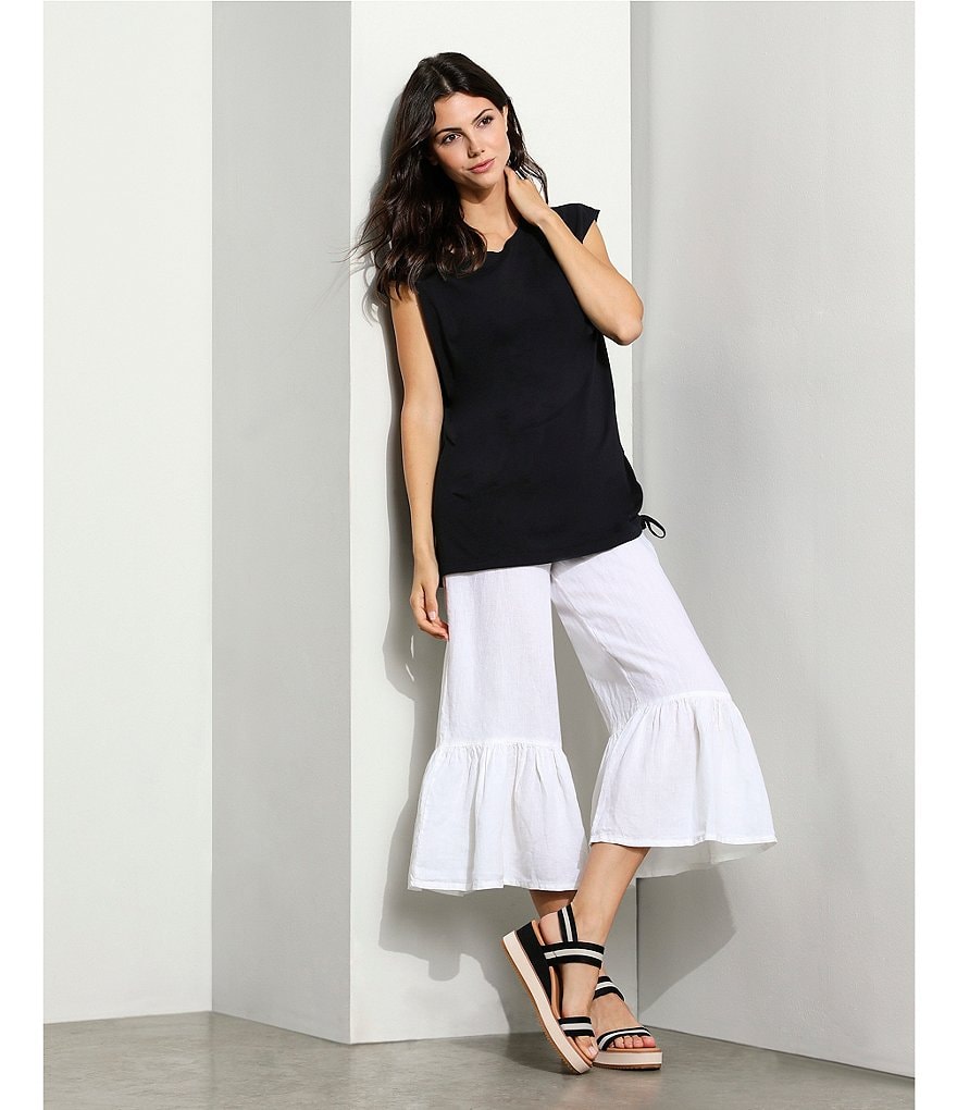 CC Corso Como Edsei Two-Tone Elastic Wedge Sandals